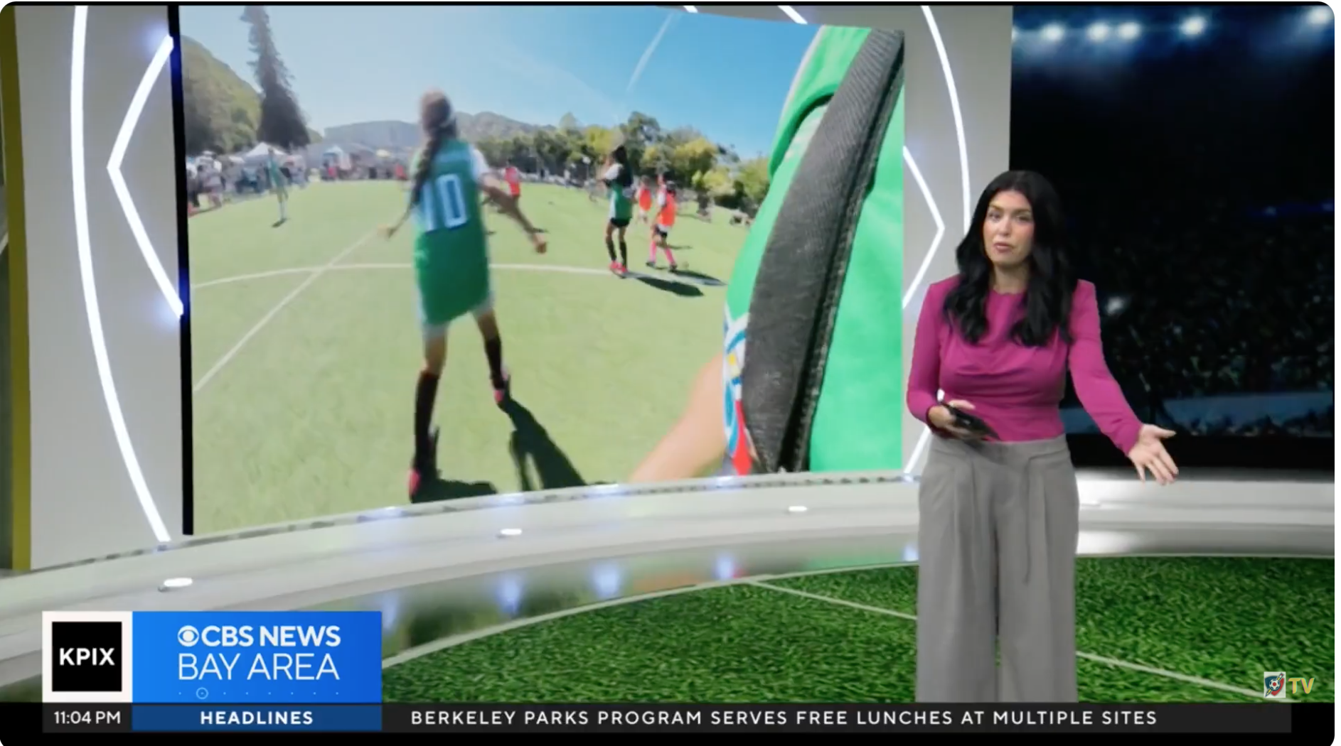 CBS News Highlights San Rafael Poet-Athlete Giselle