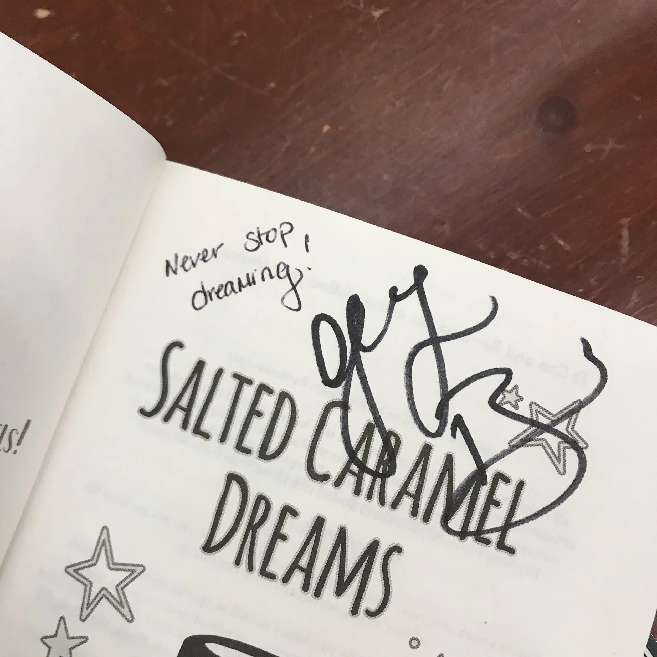 BOOK SIGNINGS: SALTED CARAMEL DREAMS
