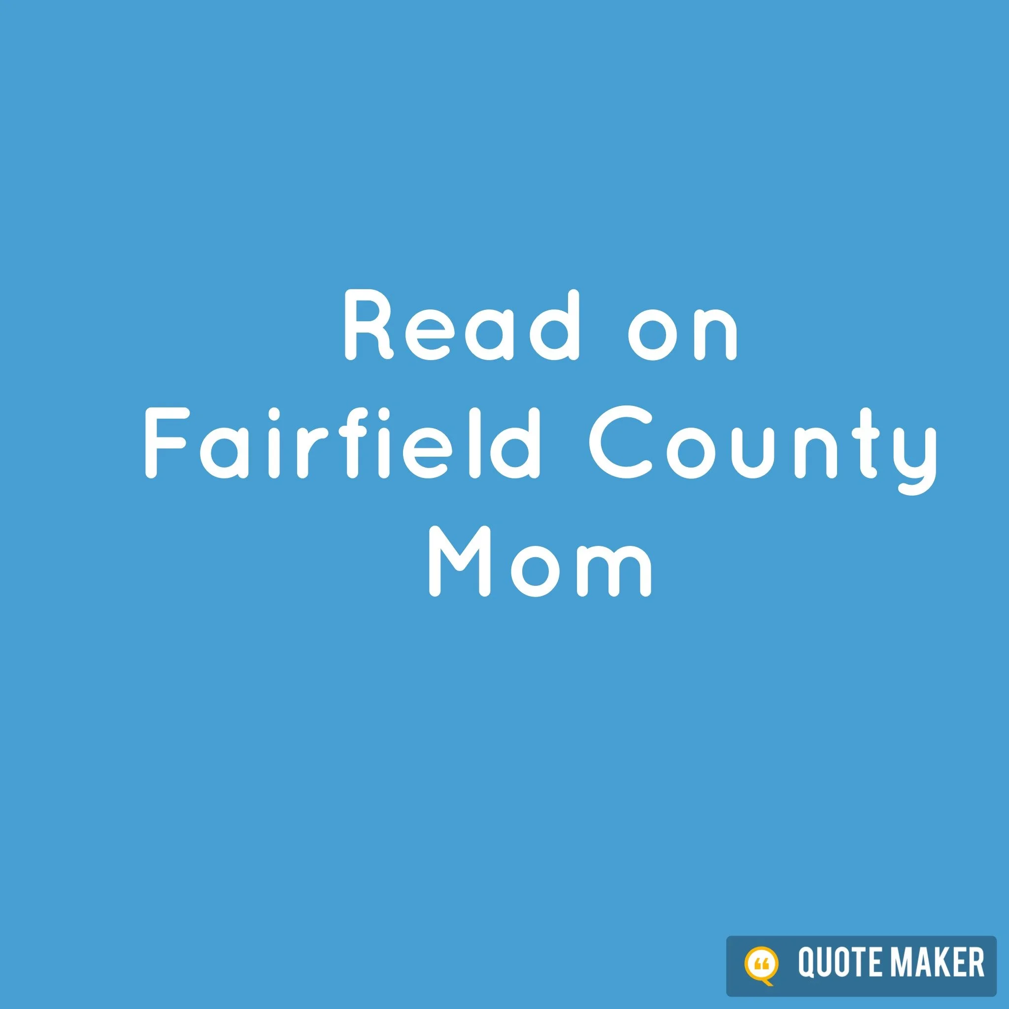 On Fairfield County Mom: Finding Balance IN motherhood