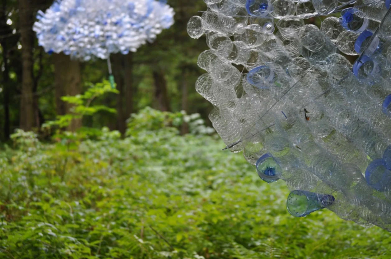 Résidence de création in Situ «Capteurs de pluies» / Clairière Art Nature   2010