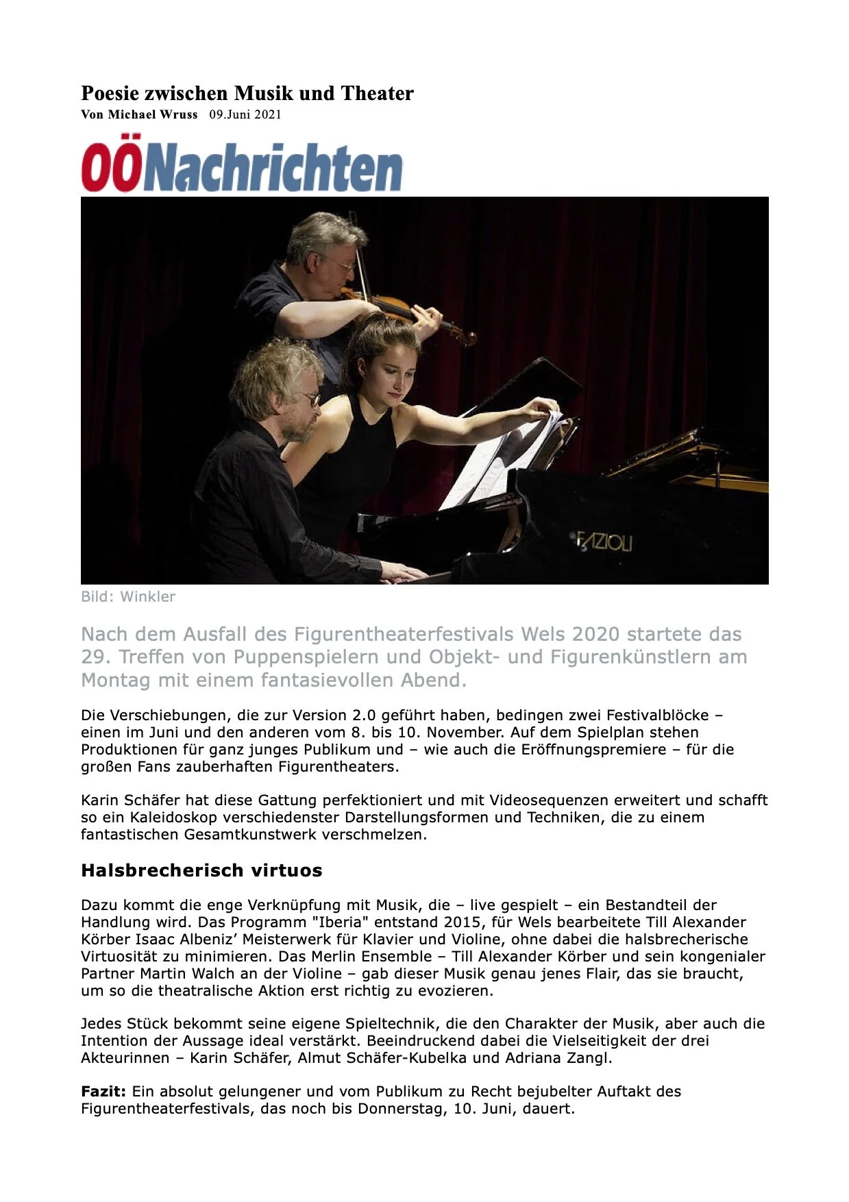 Wonderful Press Review for IBERIA