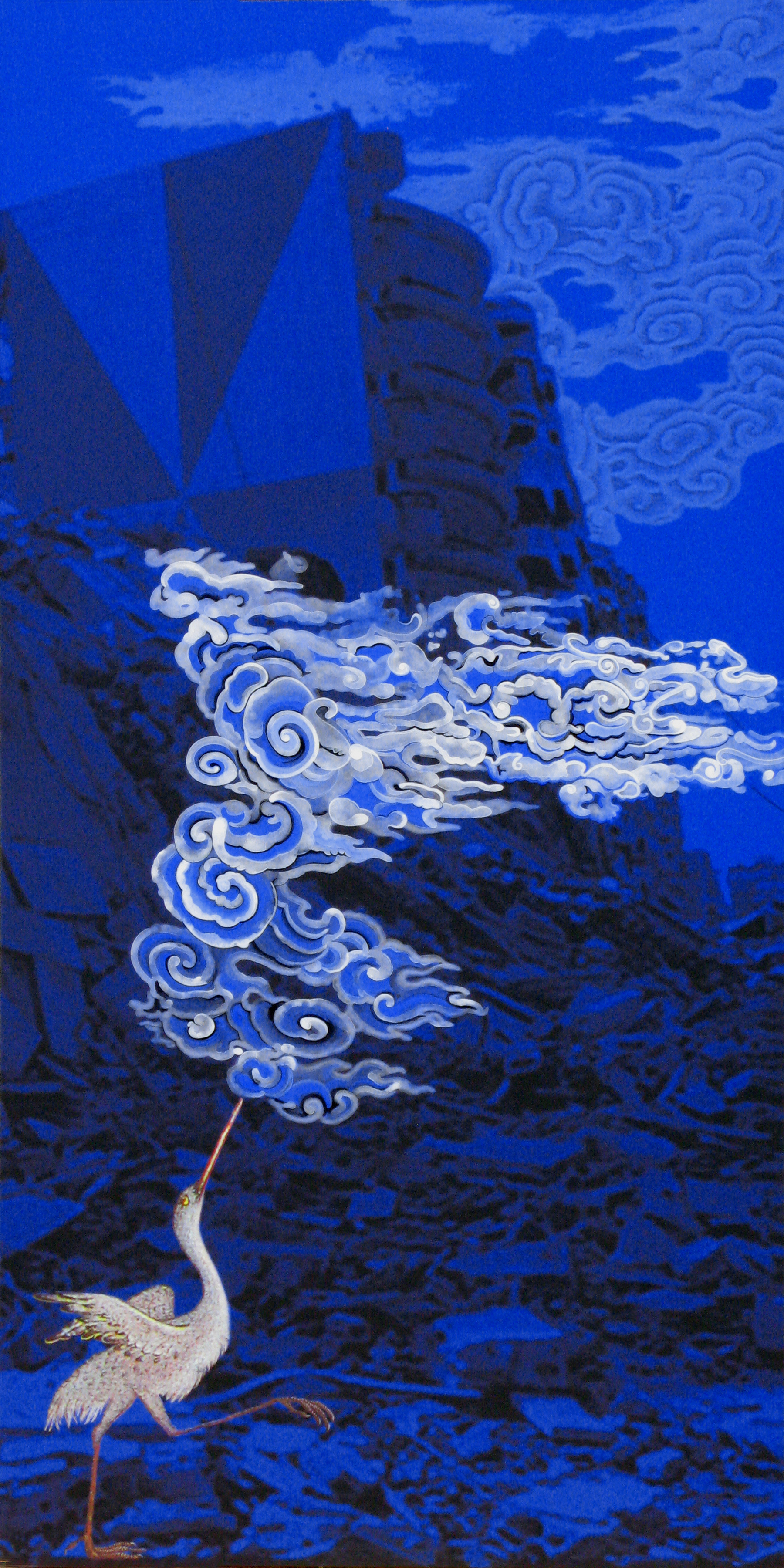 RESCIND: BIRD IN RUBBLE, 2008