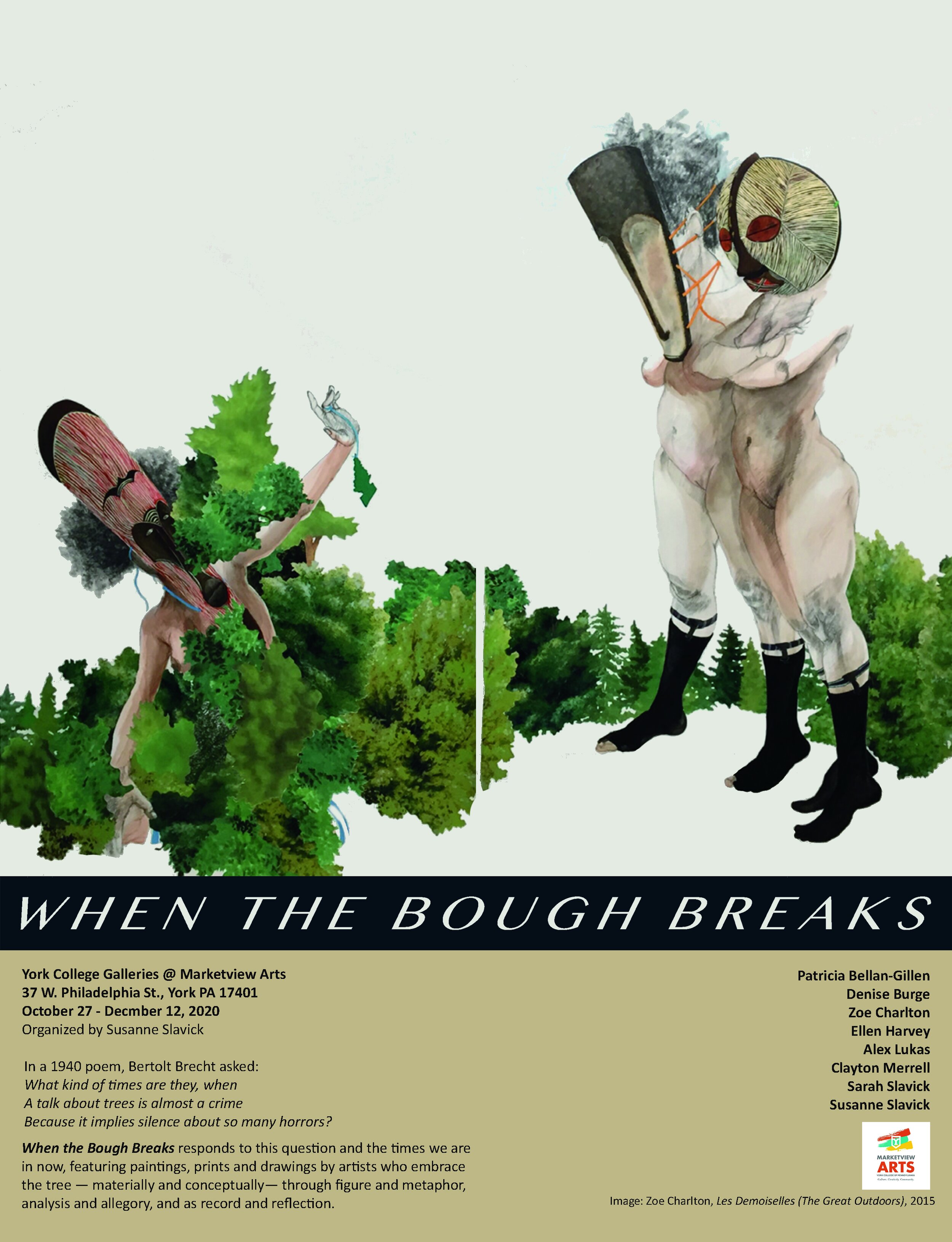 Flier for WHEN THE BOUGH BREAKS at York College