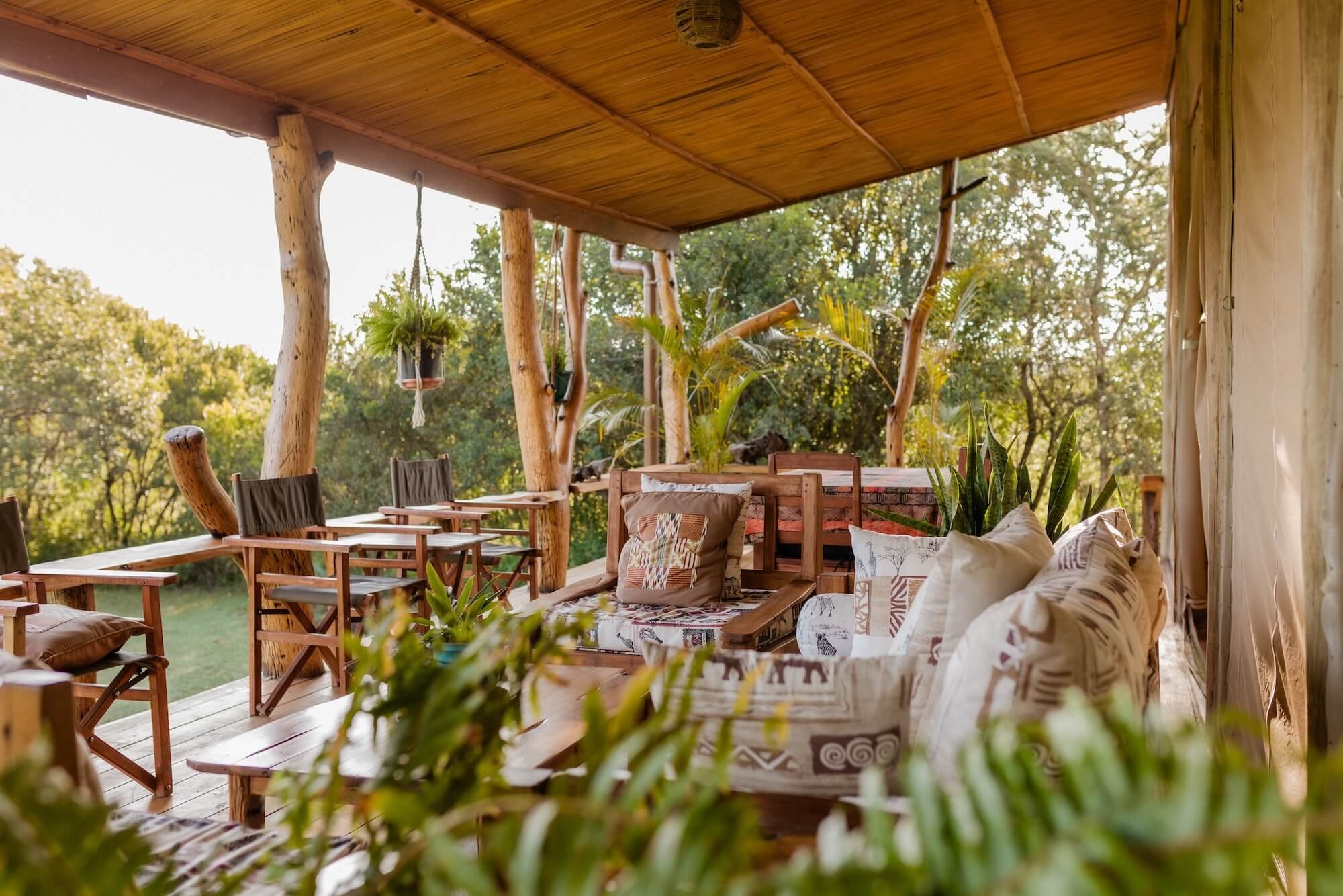 one bedroom safari cottage verandah
