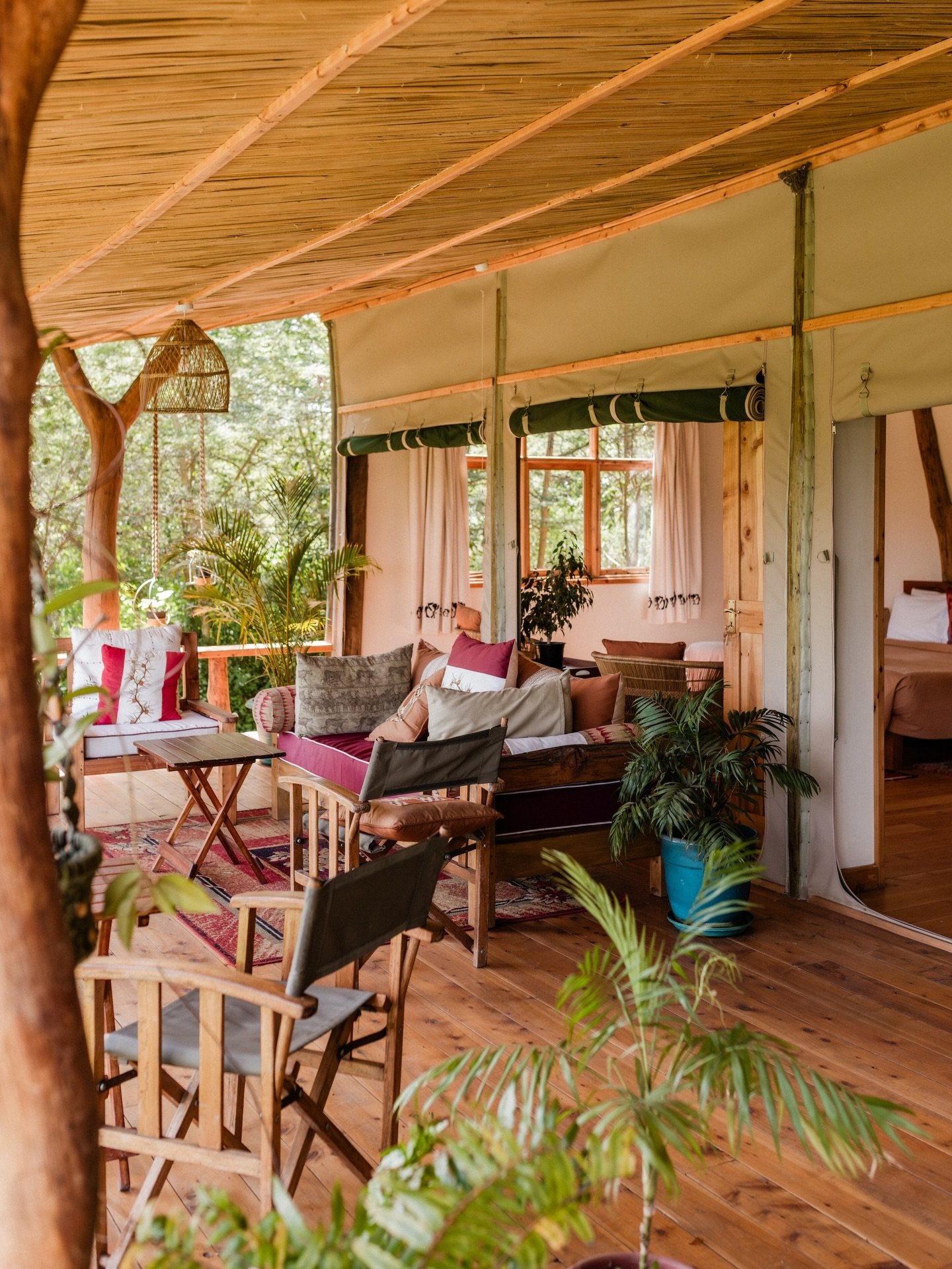 Luxury to us means privacy &amp; exclusivity. It means this is all yours - no shared lounges, no communal dining, no coordinating with other guests. 

Scroll through to see more of our two-bedroom safari cottages; we designed them to feel like home b