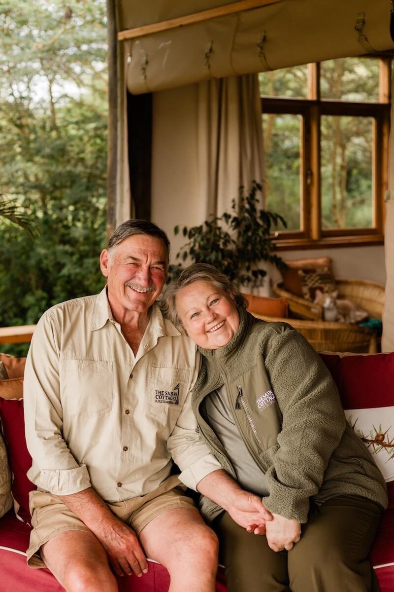 Sonja and Andy Ol Pejeta Safari Cottages