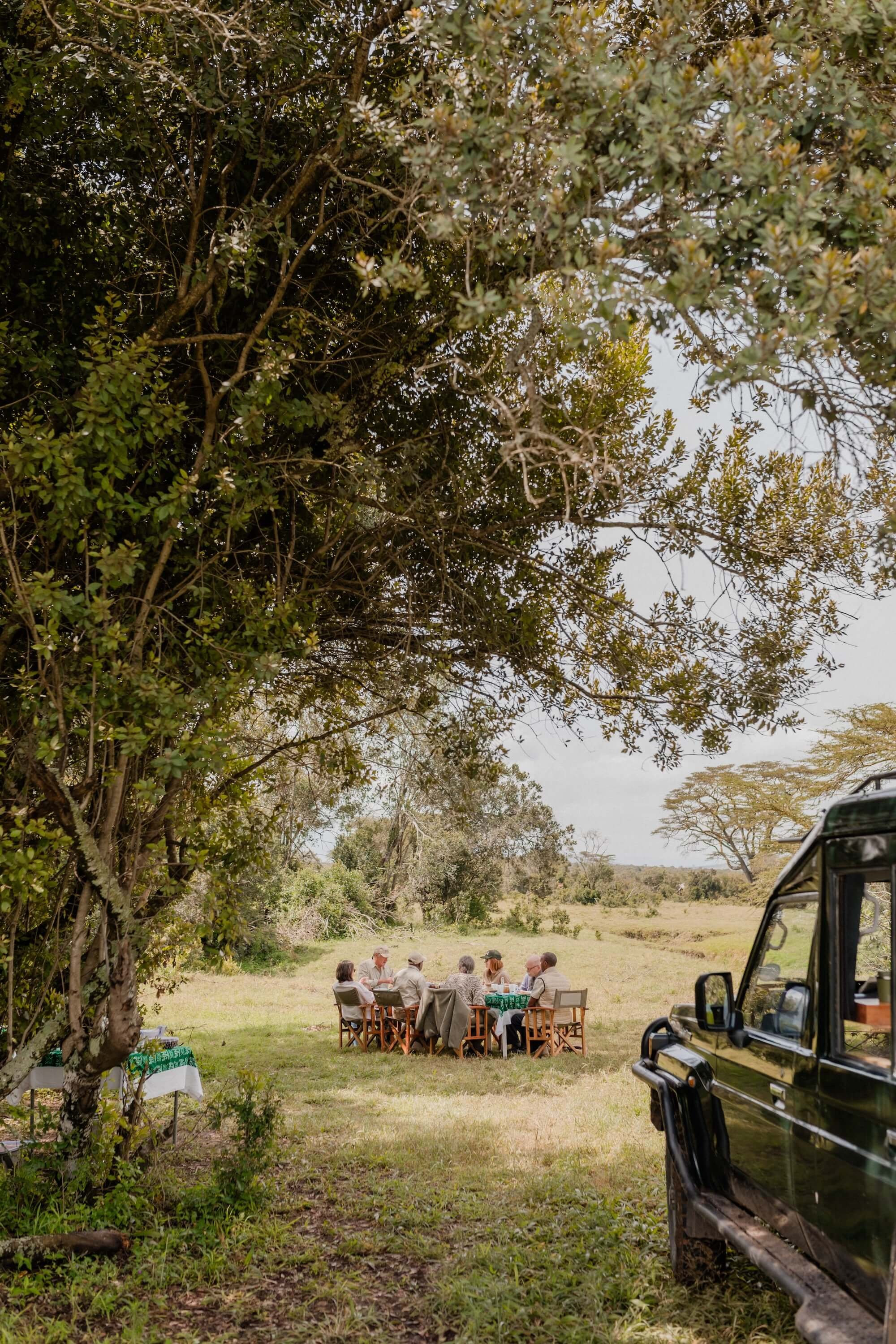 Bush brunch Ol Pejeta Safari Cottages