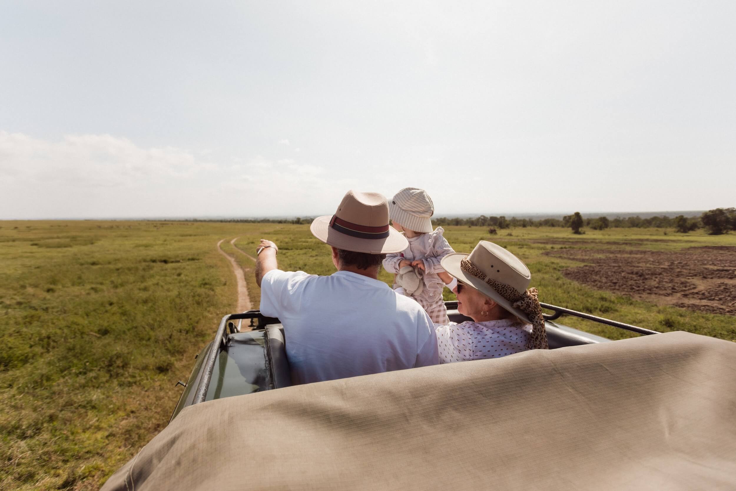 A family game drive on Ol Pejeta Conservancy