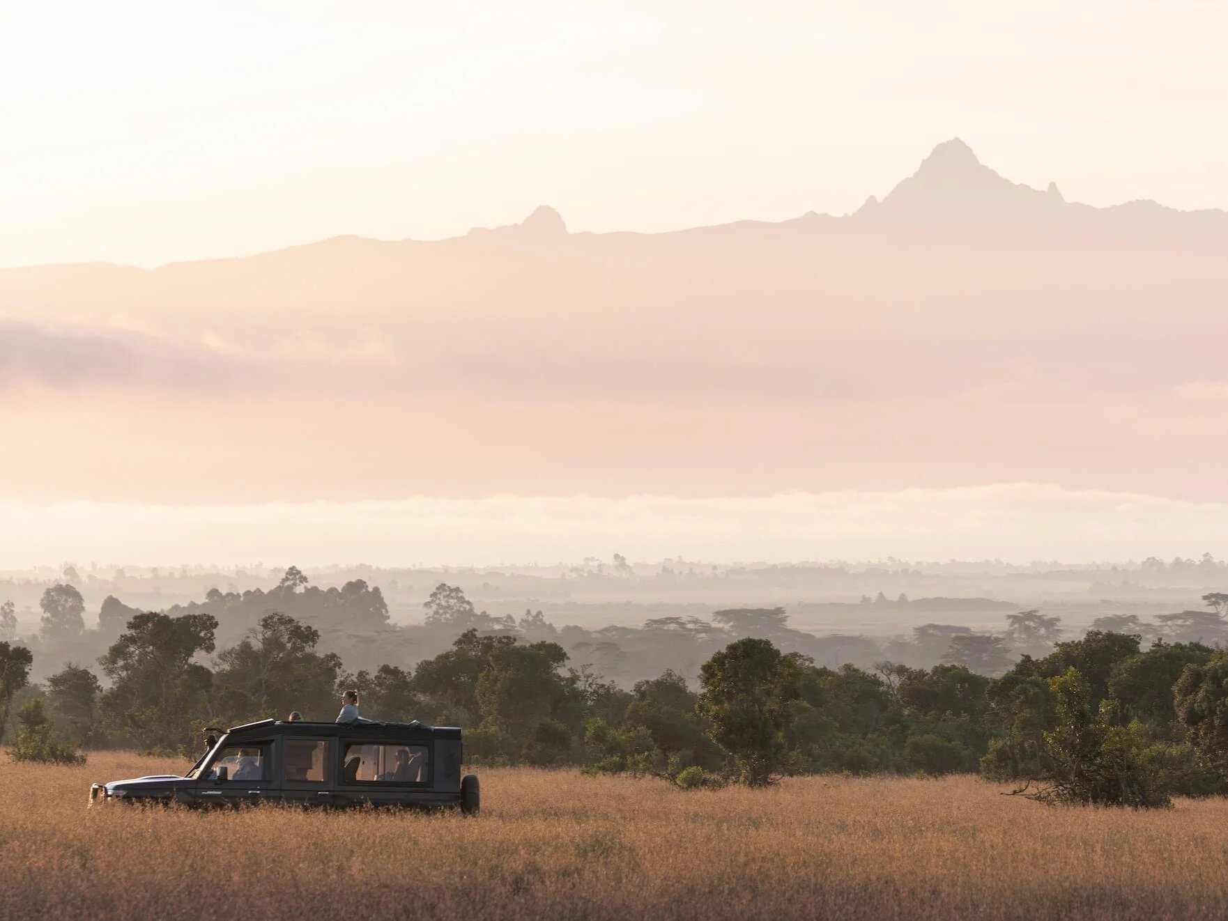 Game driving on Ol Pejeta Private Conservancy
