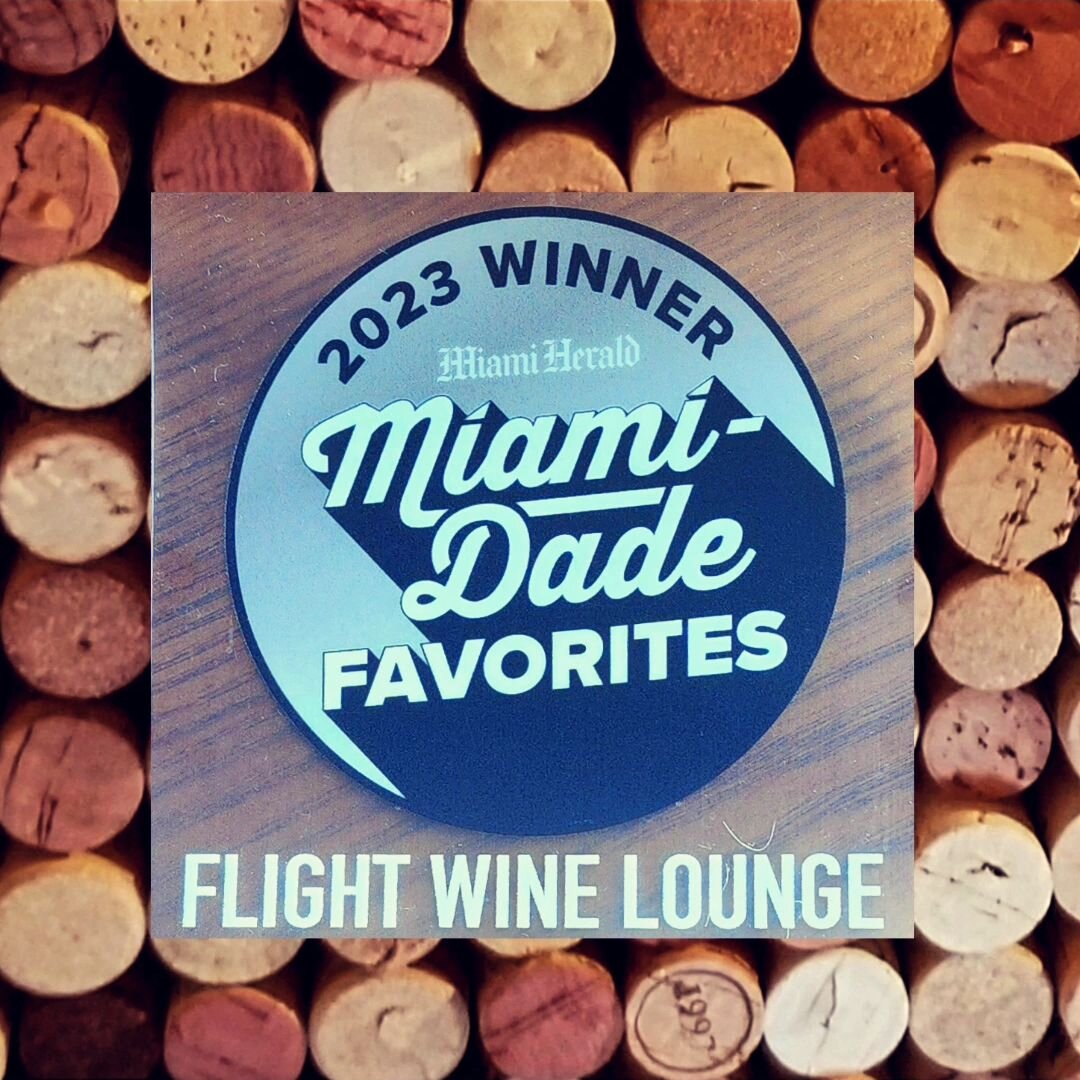 What a lovely Christmas gift🎄✨️ Thank you to everyone who voted us as one of the best bars in Miami-Dade!

Congratulations to all the winners of Miami-Dade Favorites 2023! 
.
.
.
#flightwinelounge #miamiwinebar #wineshopmiami #miamiwinelovers #south