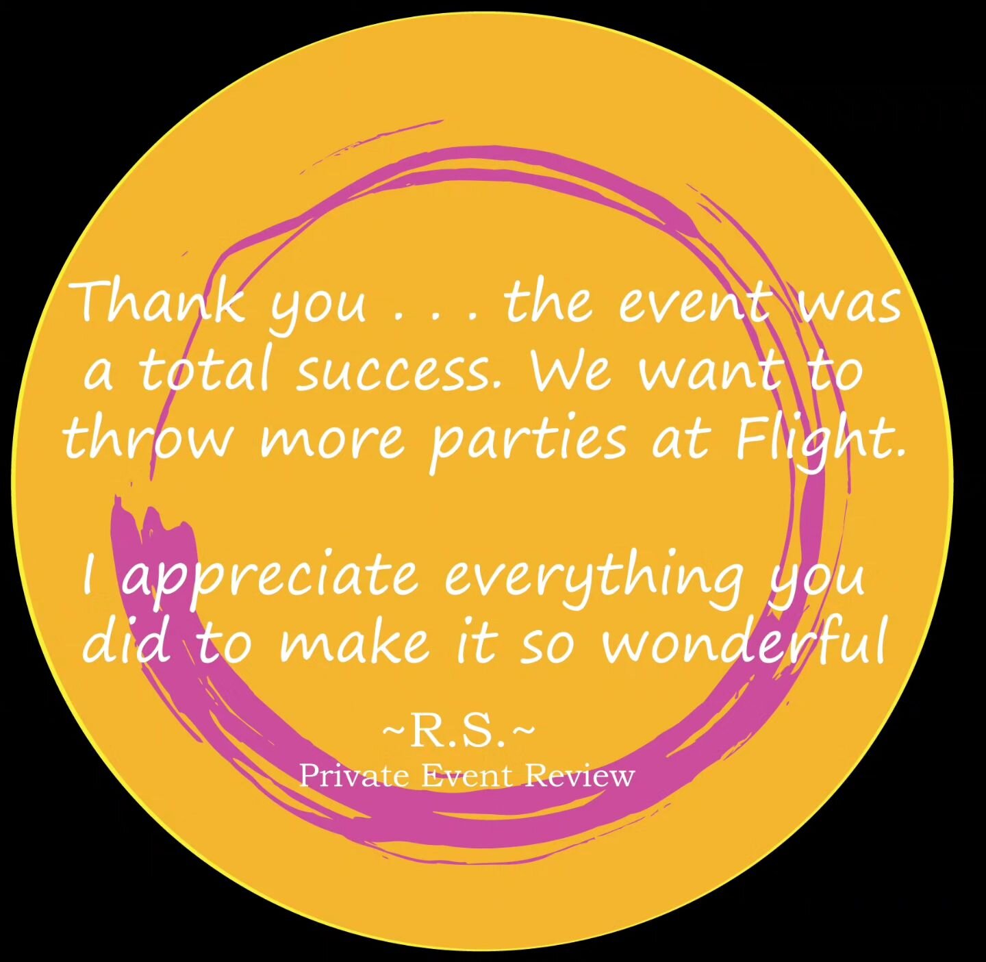 We are always so grateful when we recieve a beautiful review. We love what we do and strive to give our customers and their guests an amazing experience.  Have you considered hosting a private tasting at Flight?
.
.
.
#flightwinelounge #winebar #wine