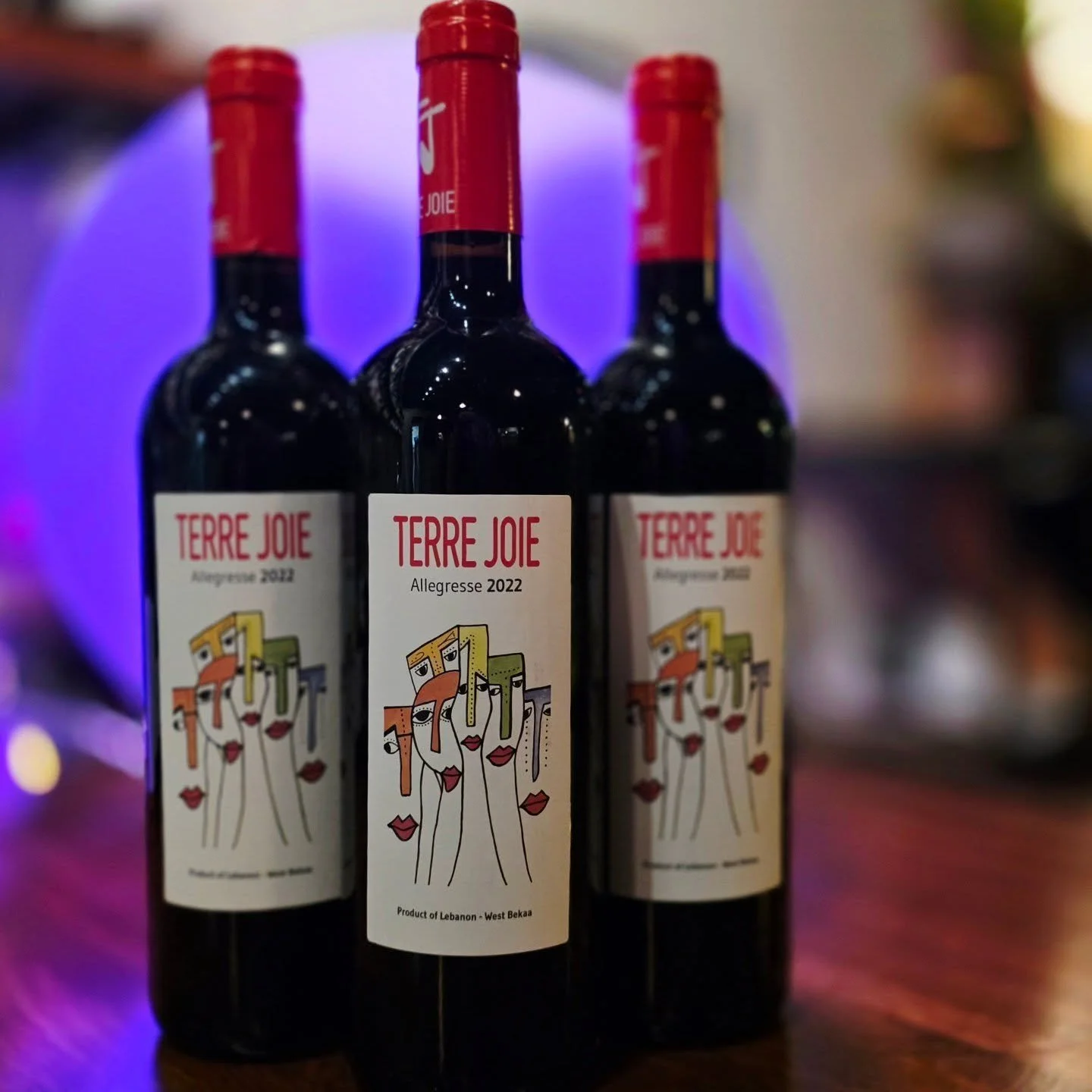 ✨️Something new to discover ✨️

Come taste this stunning red blend  Terre Joie &quot;Alegresse&quot; , from the slopes of Bekaa Valley, Lebanon (the home of the famous Chateau Musar!)

Terre Joie Winery,  family owned &amp; operated, is producing une
