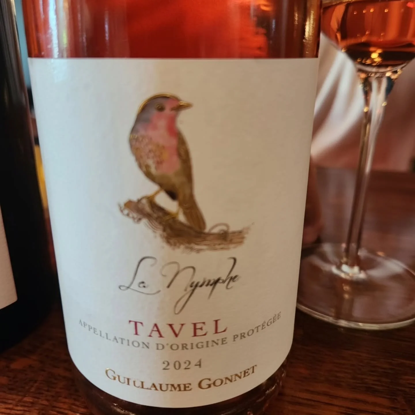 ✨️ NEW ROS&Eacute; ✨️

This week's by-the-glass ros&eacute; is not only beautiful, it's delicious!  La Nymphe from the Tavel region of Rh&ocirc;ne is dry, rich and fruity. 

With flavors of red fruit and a touch of salinity,  this ros&eacute; is wort