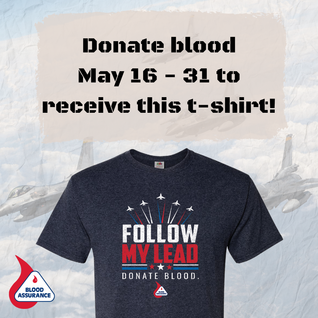 Follow My Lead: Donate Blood and Get the Shirt