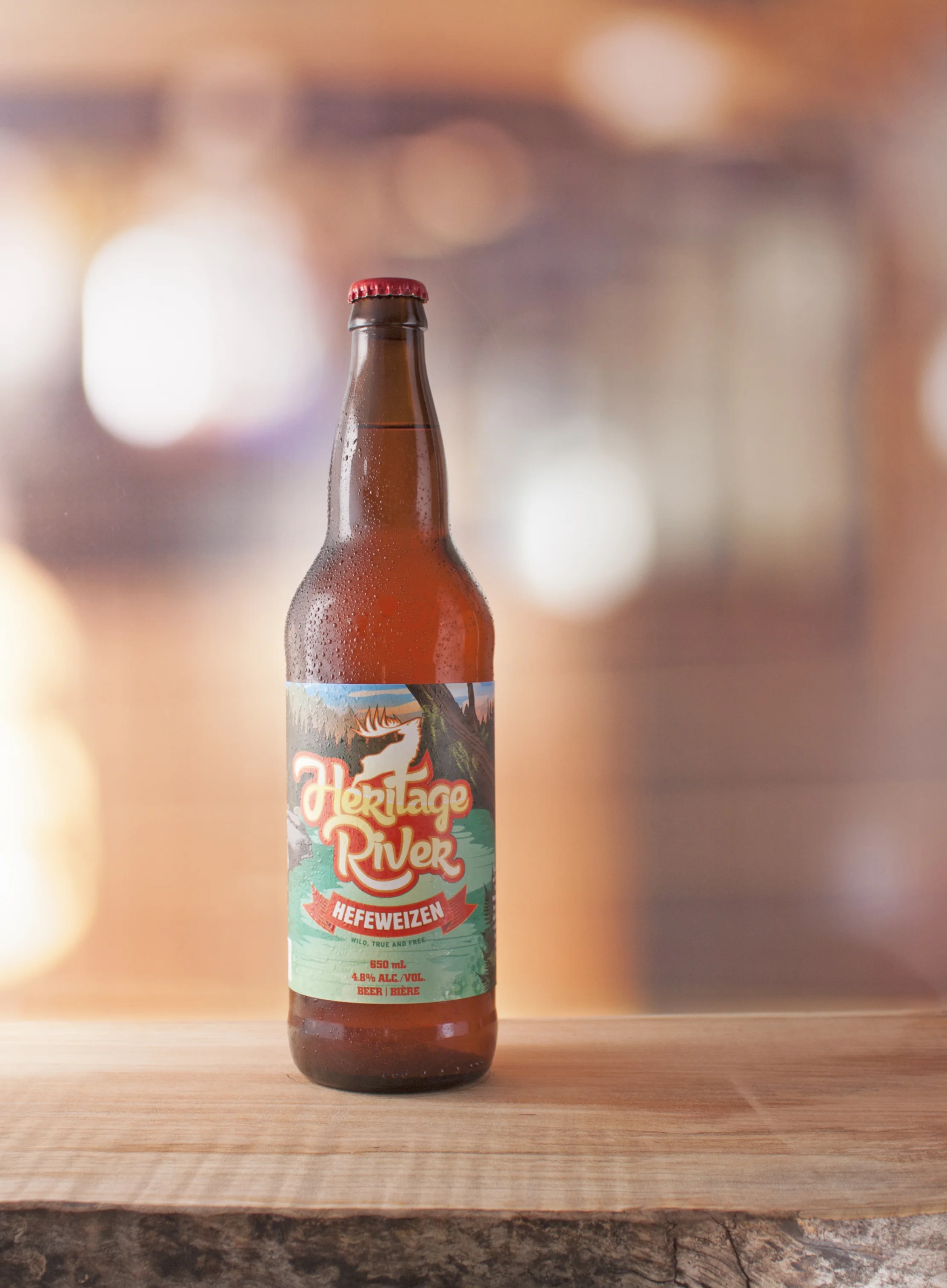 Heritage River Hefeweizen | Hazy, sunset orange | ABV: 5.1%