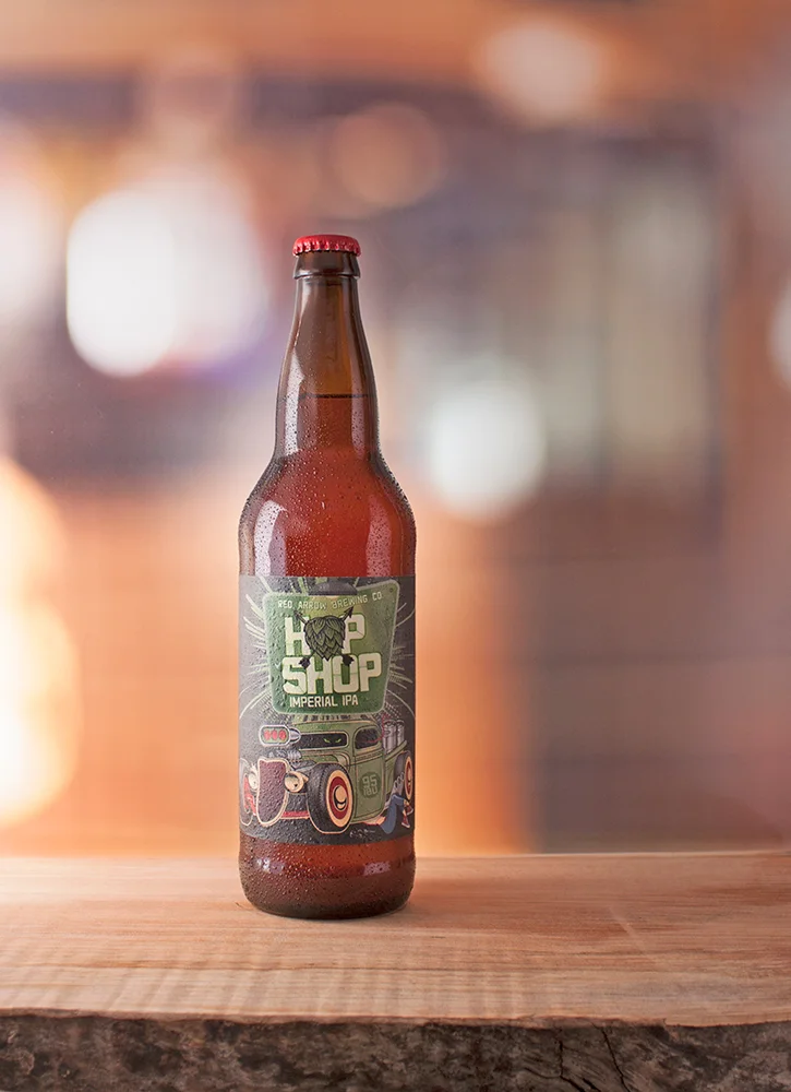 Hop Shop Imperial IPA | Viscous Pale gold | ABV: 7.5%