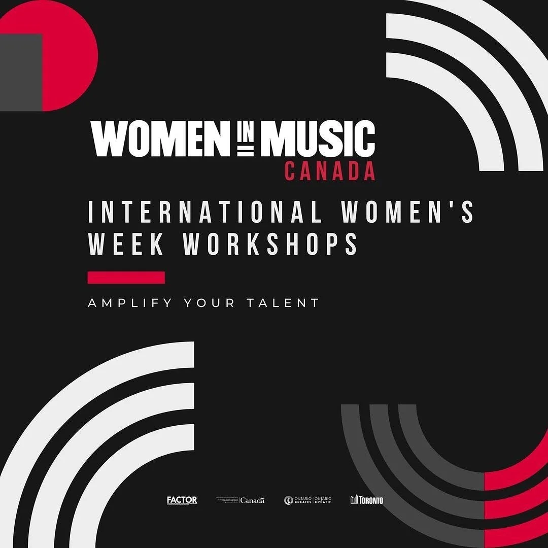 Posted @withregram • @womeninmusiccanada π£ Announcing WIM Canada's #InternationalWomensDay Programming! π£β 
β 
WIM Canada celebrates #IWD with two days of workshops, speaking engagements and networking opportunities, followed by the inaugural WI