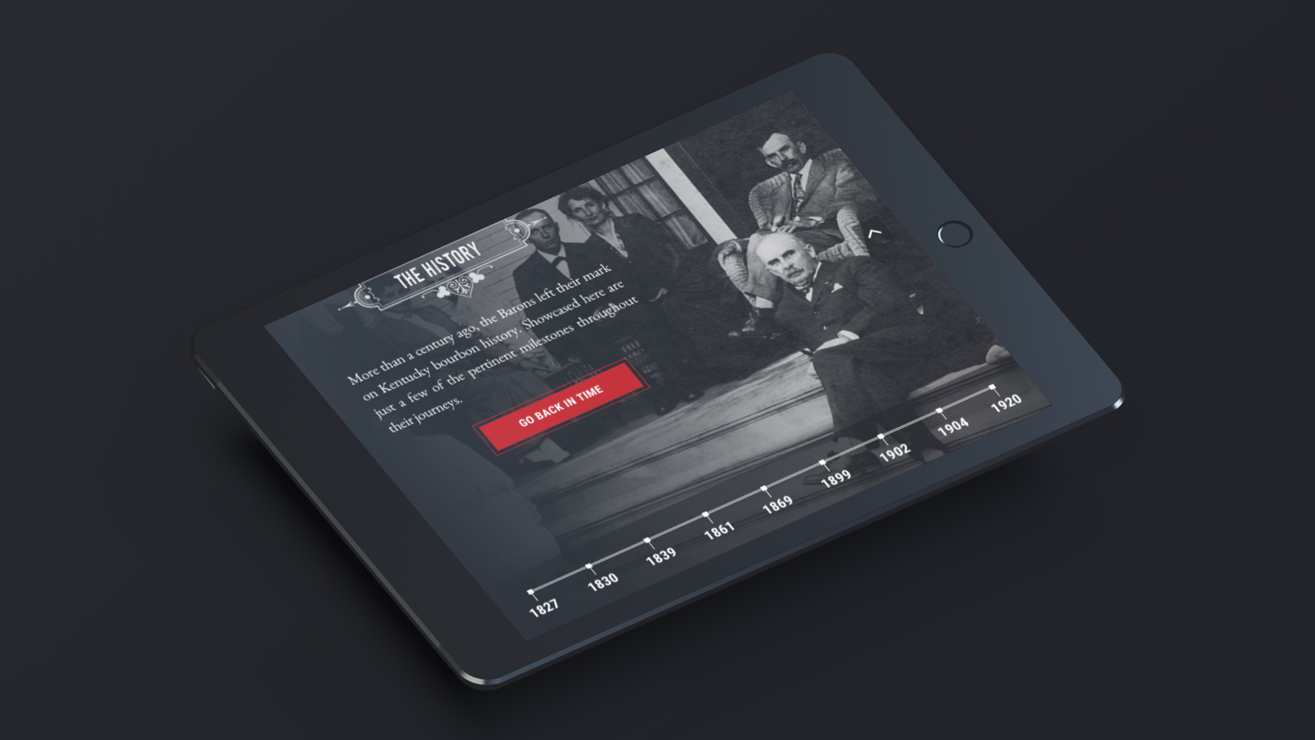  The Whiskey Barons Landing Page for Campari 