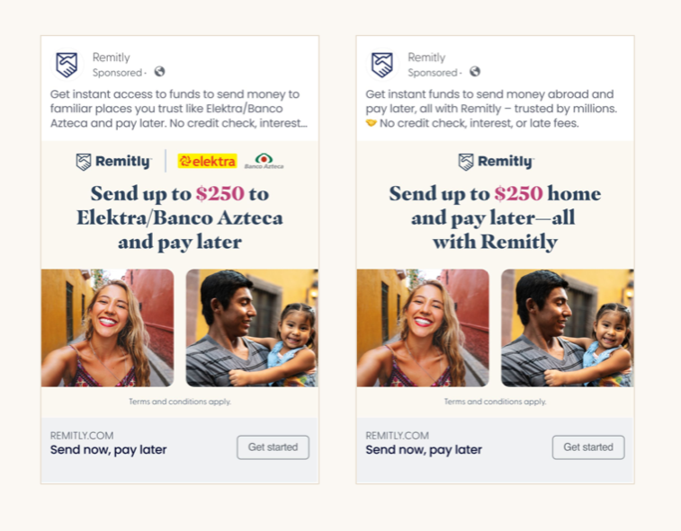 Lending - Prospect Marketing Meta ads 
