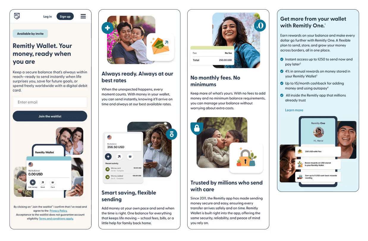 Wallet - Landing Page