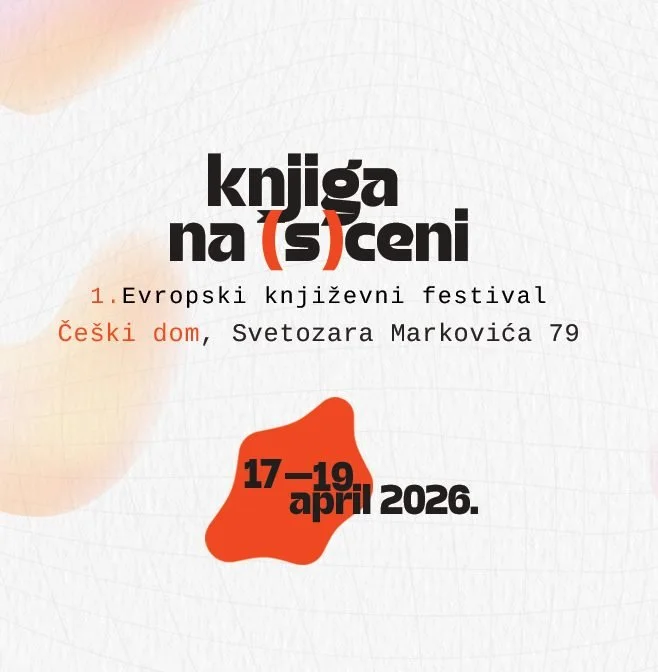 MOJCA KUMERDEJ NA PRVEM EVROPSKEM LITERARNEM FESTIVALU »KNJIGA NA (S)CENI« V ČEŠKEM DOMU V BEOGRADU