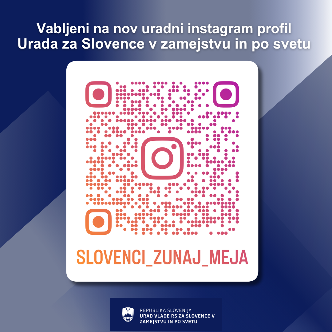 NOVO IME IN POVEZAVA INSTAGRAM PROFILA USZS - SLOVENCI_ZUNAJ_MEJA