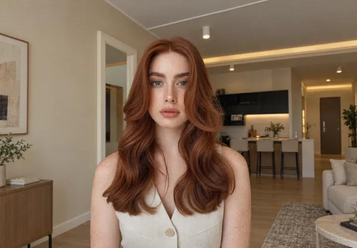 soft copper hair color