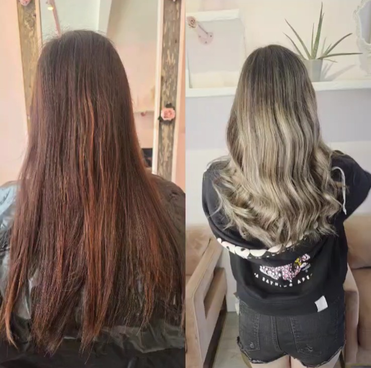 Copper to Cool Ash Blonde