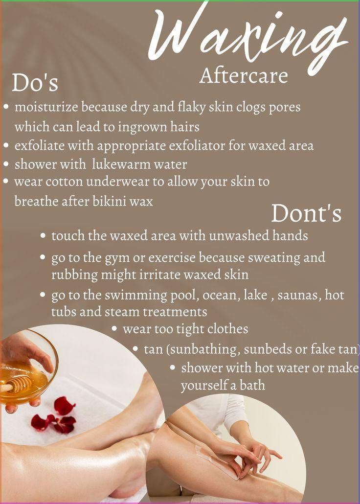 Waxing Aftercare