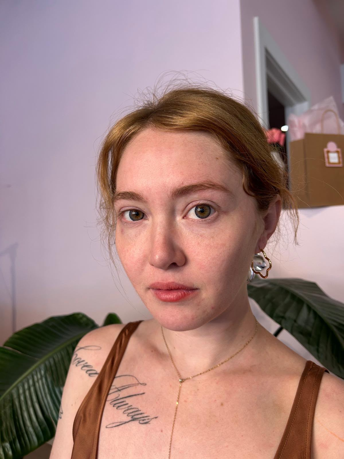 Lash lift and brow