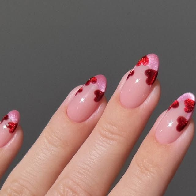 Glass Heart Manicures