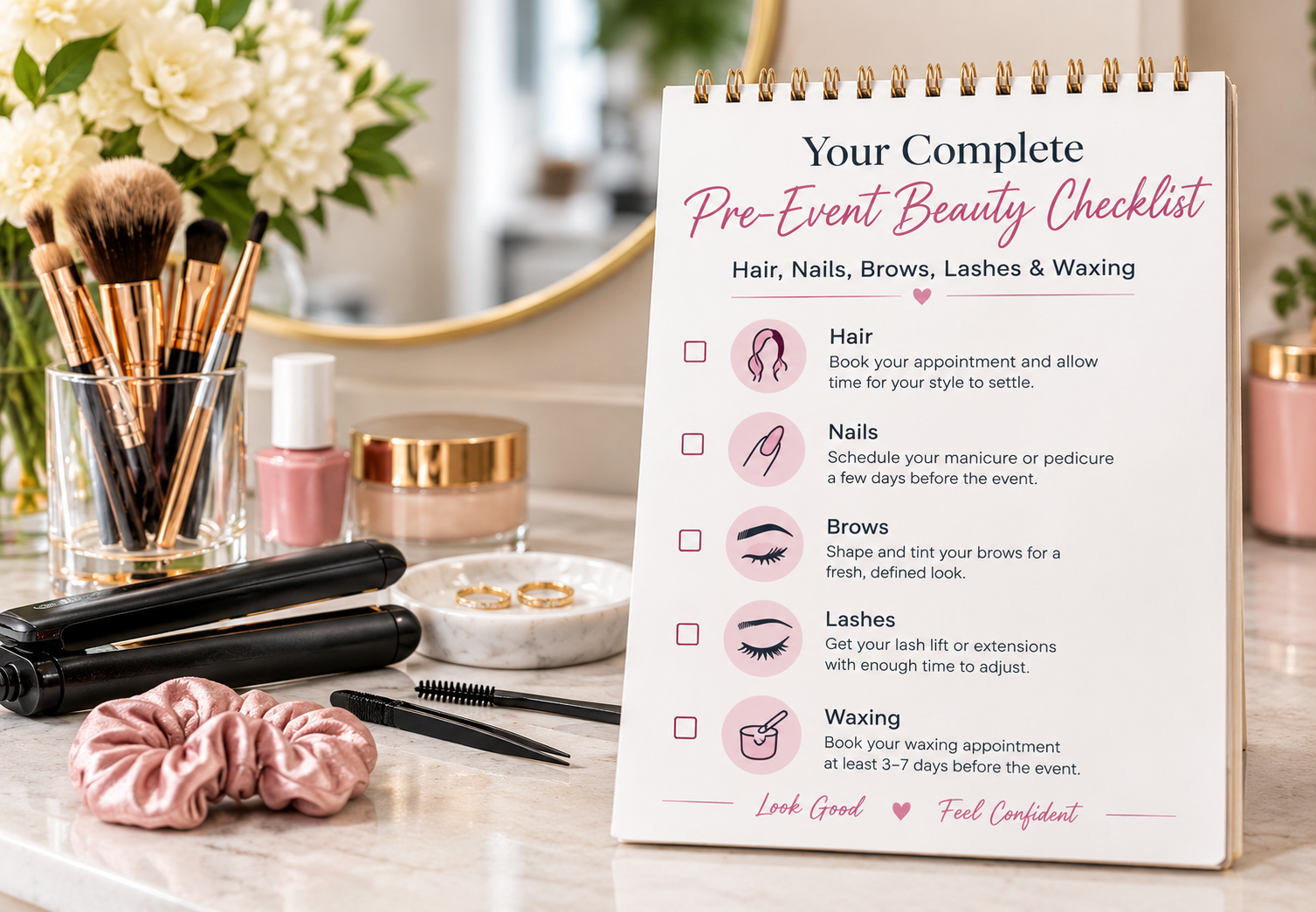 Pre-Event Beauty Checklist