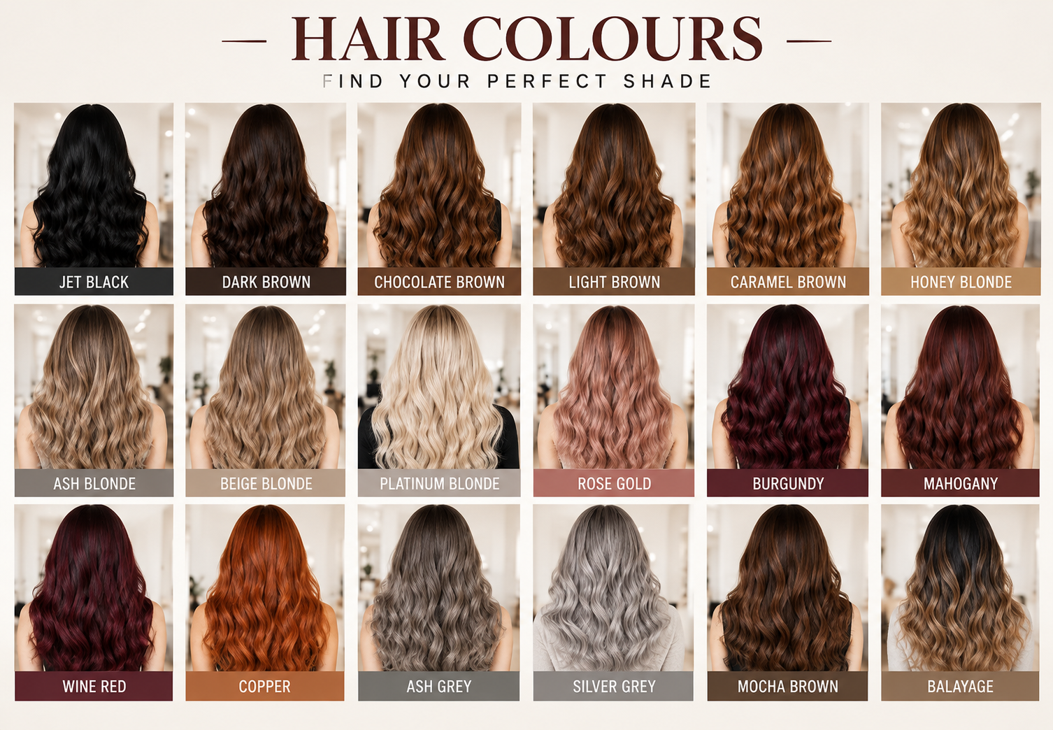 Choose a Hair Colour