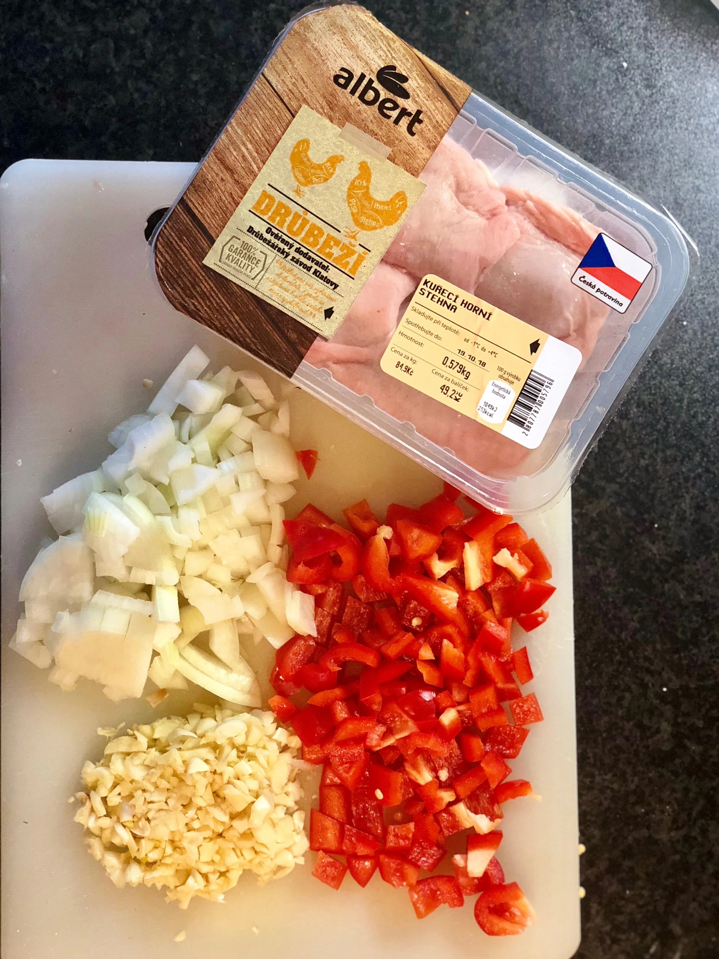 Mise en place.