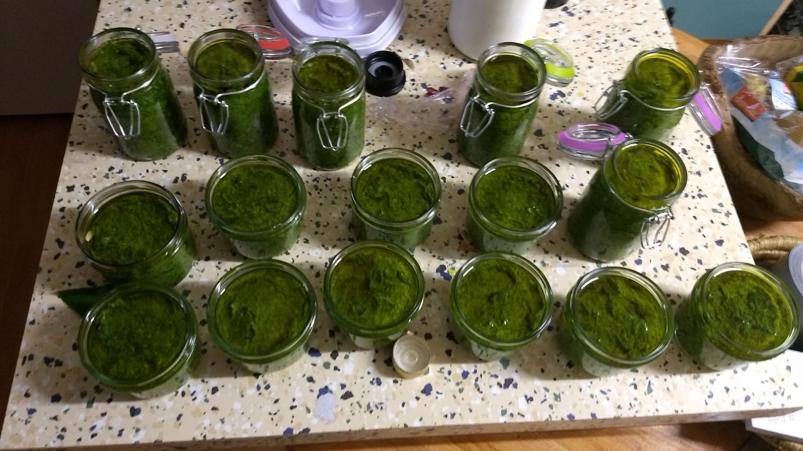 Pesto ist fertig