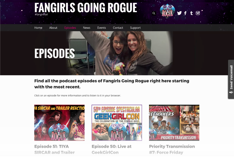 Podcast Episode Page - Fangirls Going Rogue