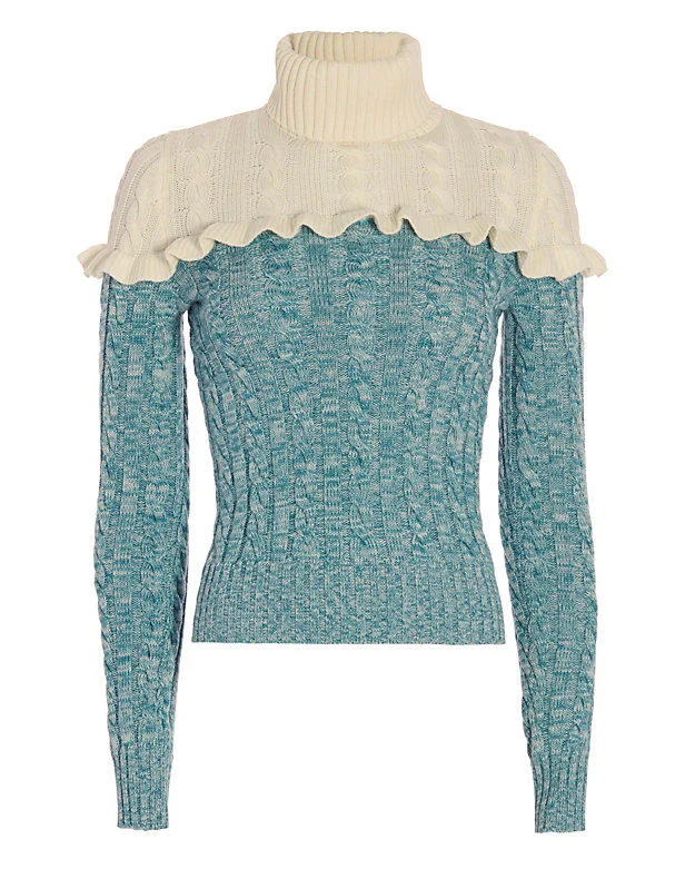 Philosophy Di Lorenzo Serafini Ruffle Turtleneck