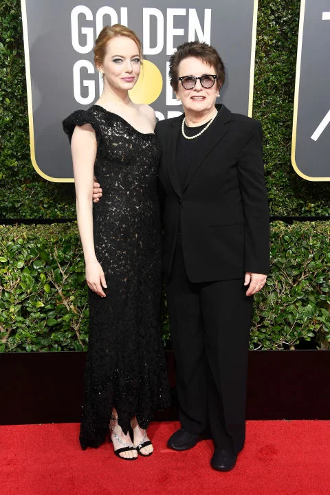 EMMA STONE AND BILLIE JEAN KING