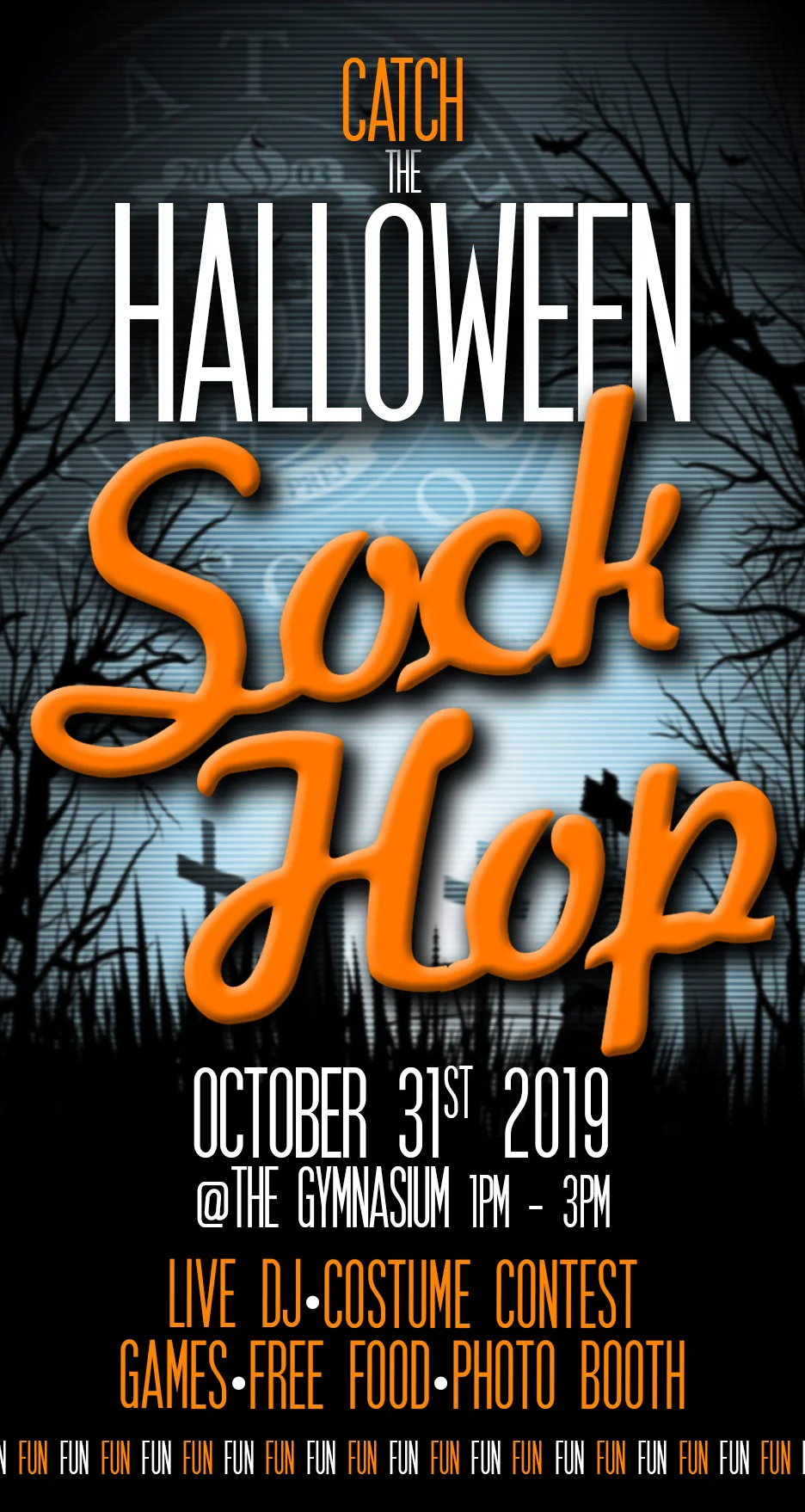 Catch The Halloween Sock Hop