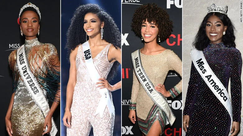 Miss USA, Miss America, Miss Teen USA and now Miss Universe are all black women