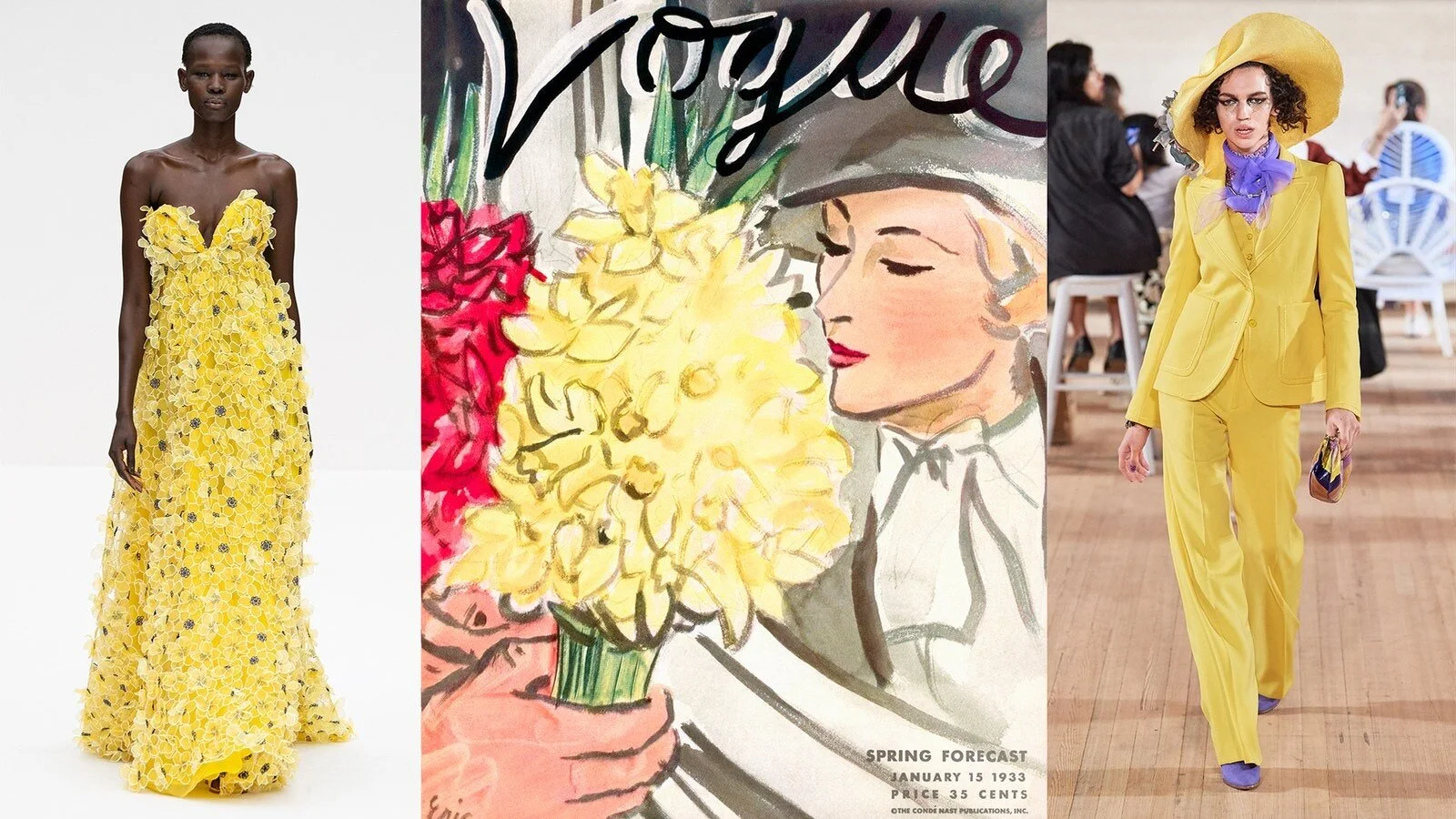 It’s Daffodil Season Outside and on the Runways