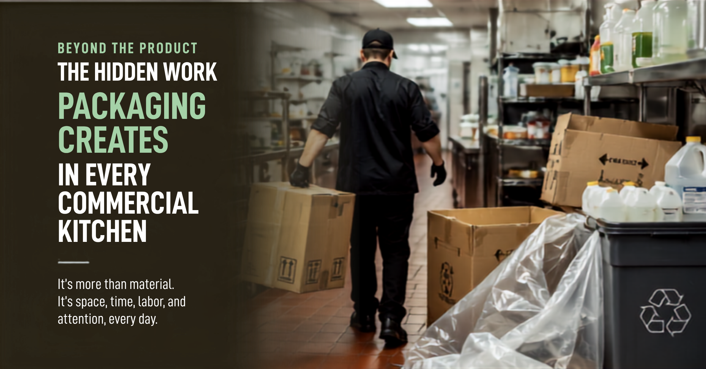 Where Packaging Work Shows Up in a Commercial Kitchen