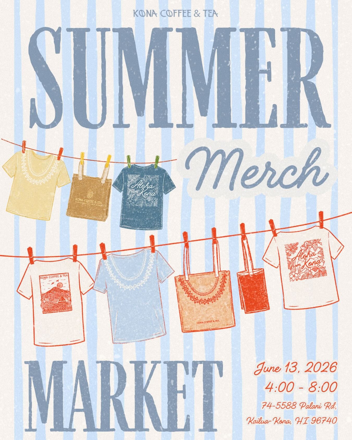 Kona Coffee & Tea - Summer Merch Sale