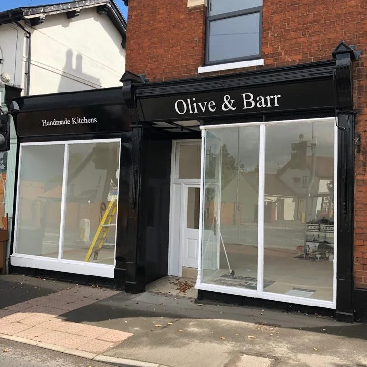Shop Signage In Malvern For Olive Barr Red Penguin Sign Shop