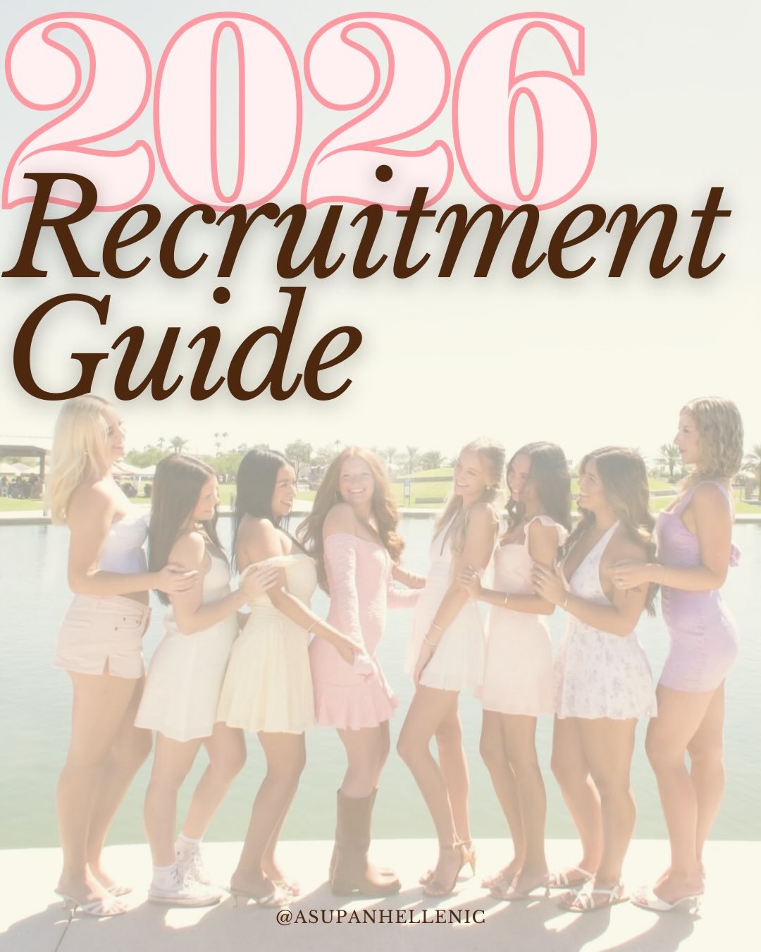 ONE WEEK until recruitment registration opens!! ✨

With registration so close, here is a guide for Fall 2026 formal recruitment! Find this information and more in our 2026 Recruitment Guide Book that is linked in our bio. It&rsquo;s almost time!! 🩷?