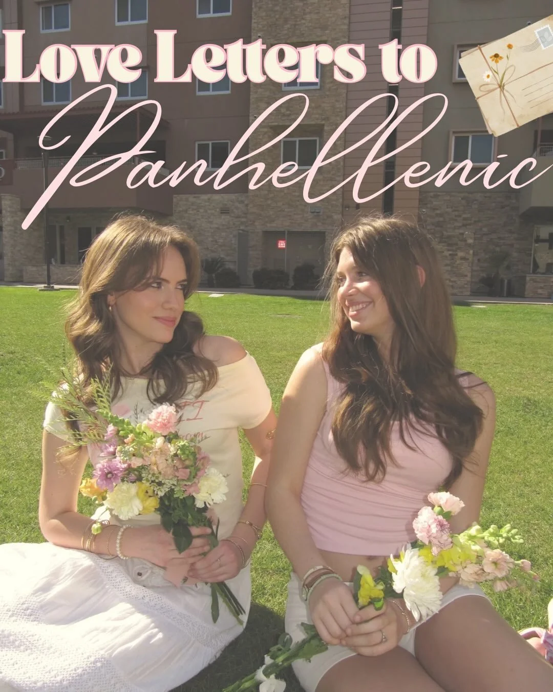 Four women, four love letters, one shared sisterhood 💌 Only 4 days until recruitment registration opens!!

Hear from members of our community about their experience and what Panhellenic is all about 🩷🩷

#asu #sorority #arizonastate #greeklife #rec