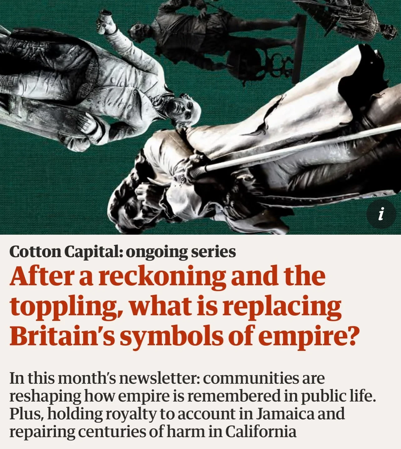 Huge thank you for to @nadine_writes for the thoughtful inclusion of my latest project alongside the @internationalslaverymuseum leading the digital design and development of their new Entrance Pavillion. In her latest article for The Cotton Capital 