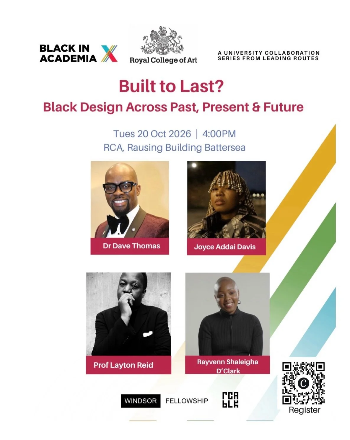 Ushering forth another event seated within the Black in Academia &times; Royal College of Art (RCA) strategic partnership, alongside the RCA BLK Mentoring Programme!

Excited to share that I&rsquo;ll be joining an upcoming Black History Month panel b