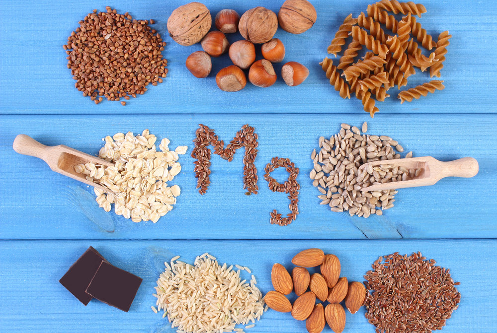 Sources of the mineral magnesium. 