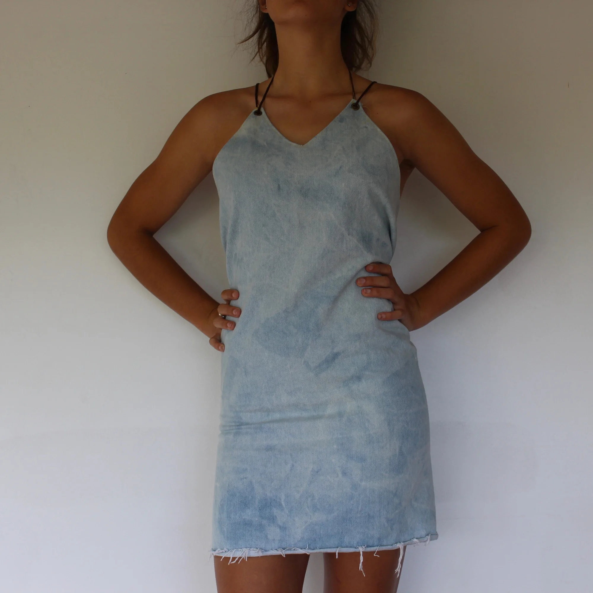 light denim dress